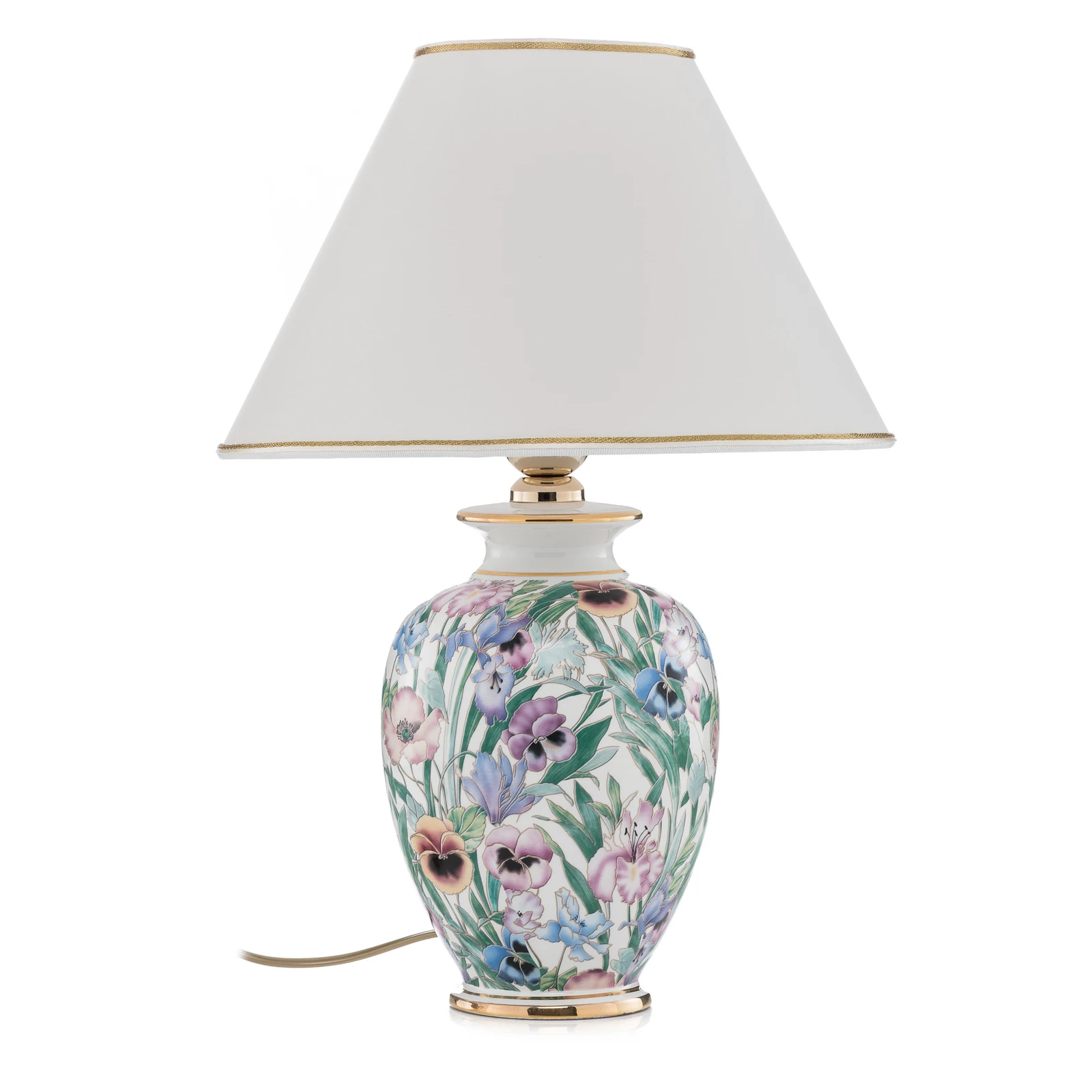 Austrolux Lampe de table Giardino Panse 30 cm Céramique dorée