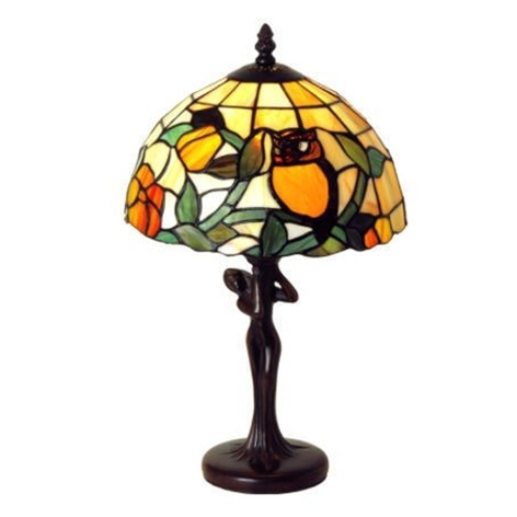 LIEKE - bordlampe i Tiffany stil