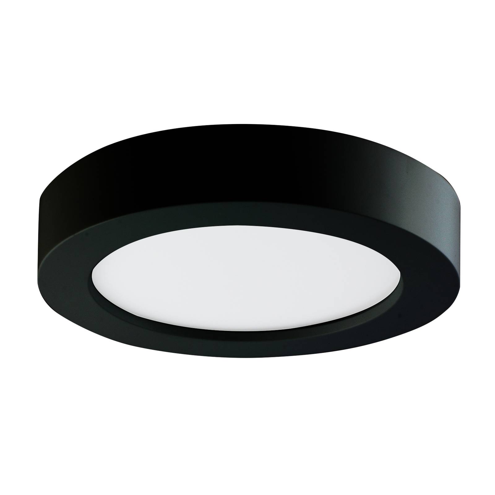 Prios Finto LED ceiling lamp, IP44, CCT, 24.5 cm