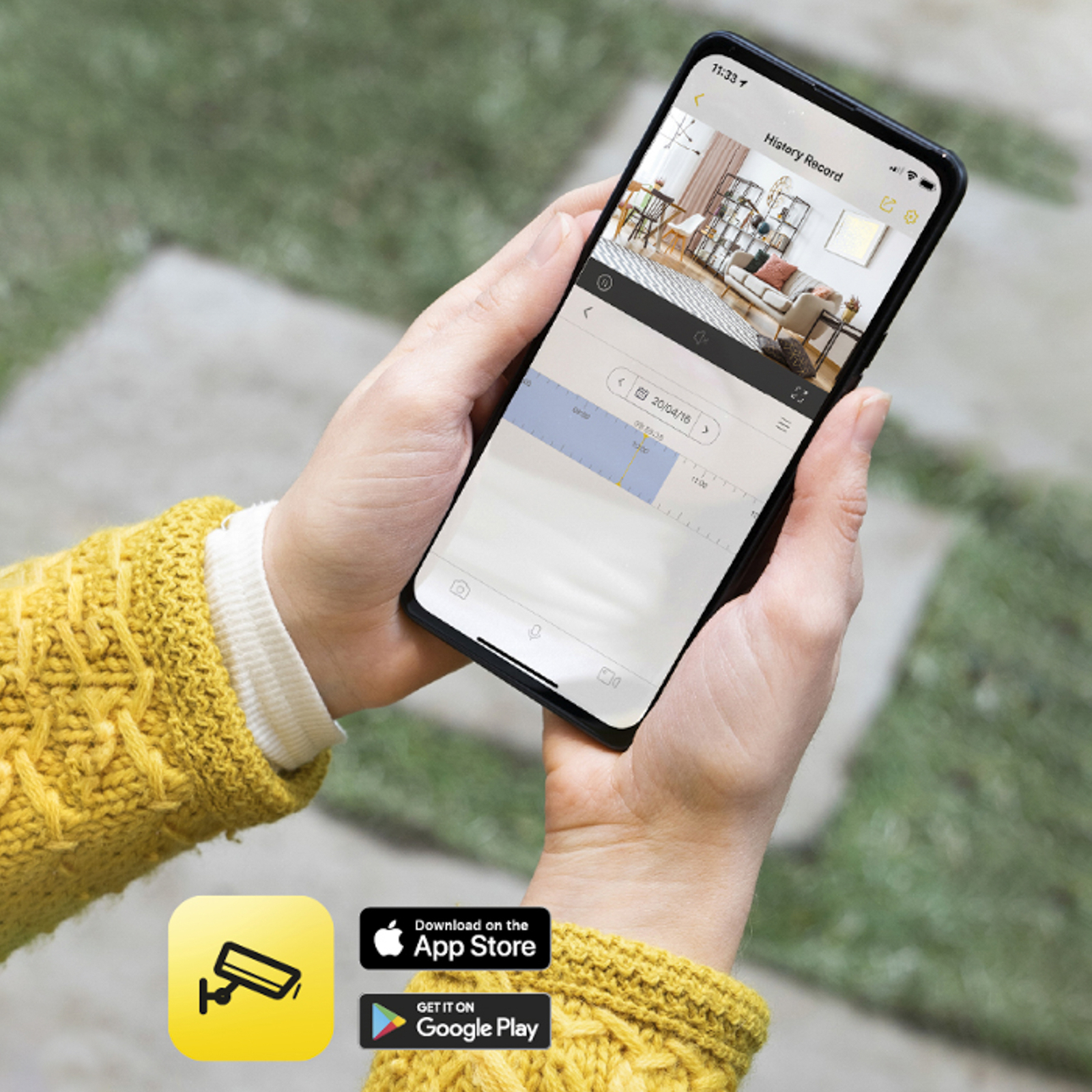 Yale Wi-Fi cámara de interior, Full HD