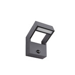 Venkovní nástěnné svítidlo Kovato s LED a senzorem, tmavě šedá, IP65 – Arcchio