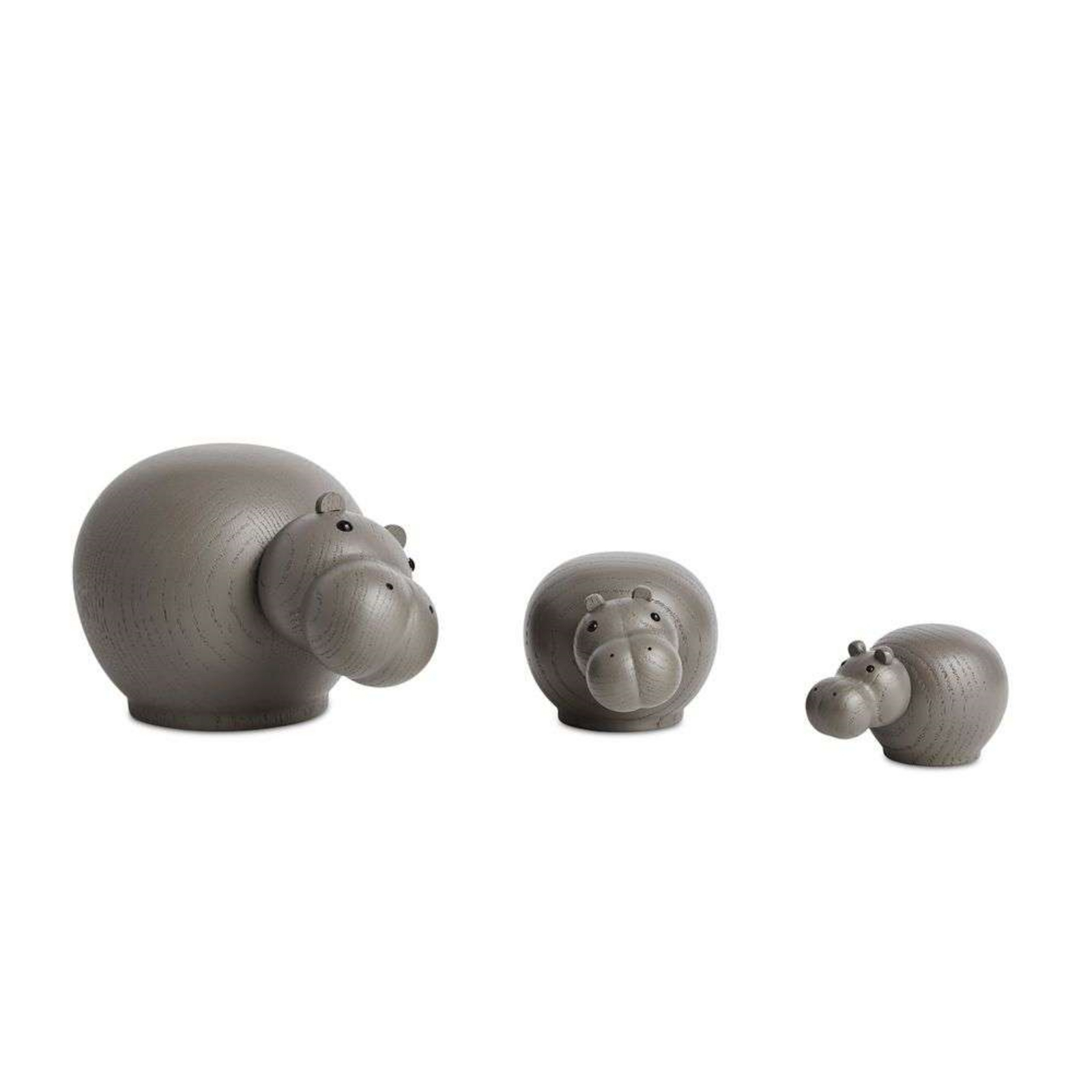 Hibo Hippopotamus Small Taupe - Woud