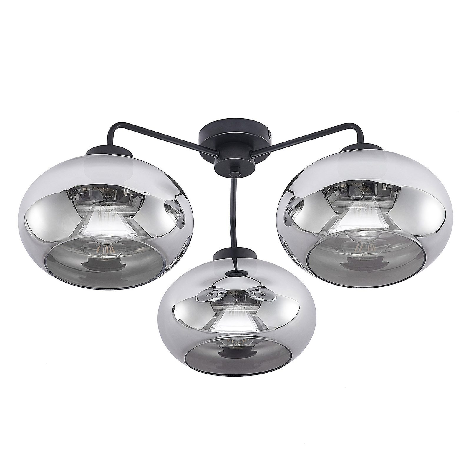 Navidia 3 Ceiling Lamp Smoked - Lindby