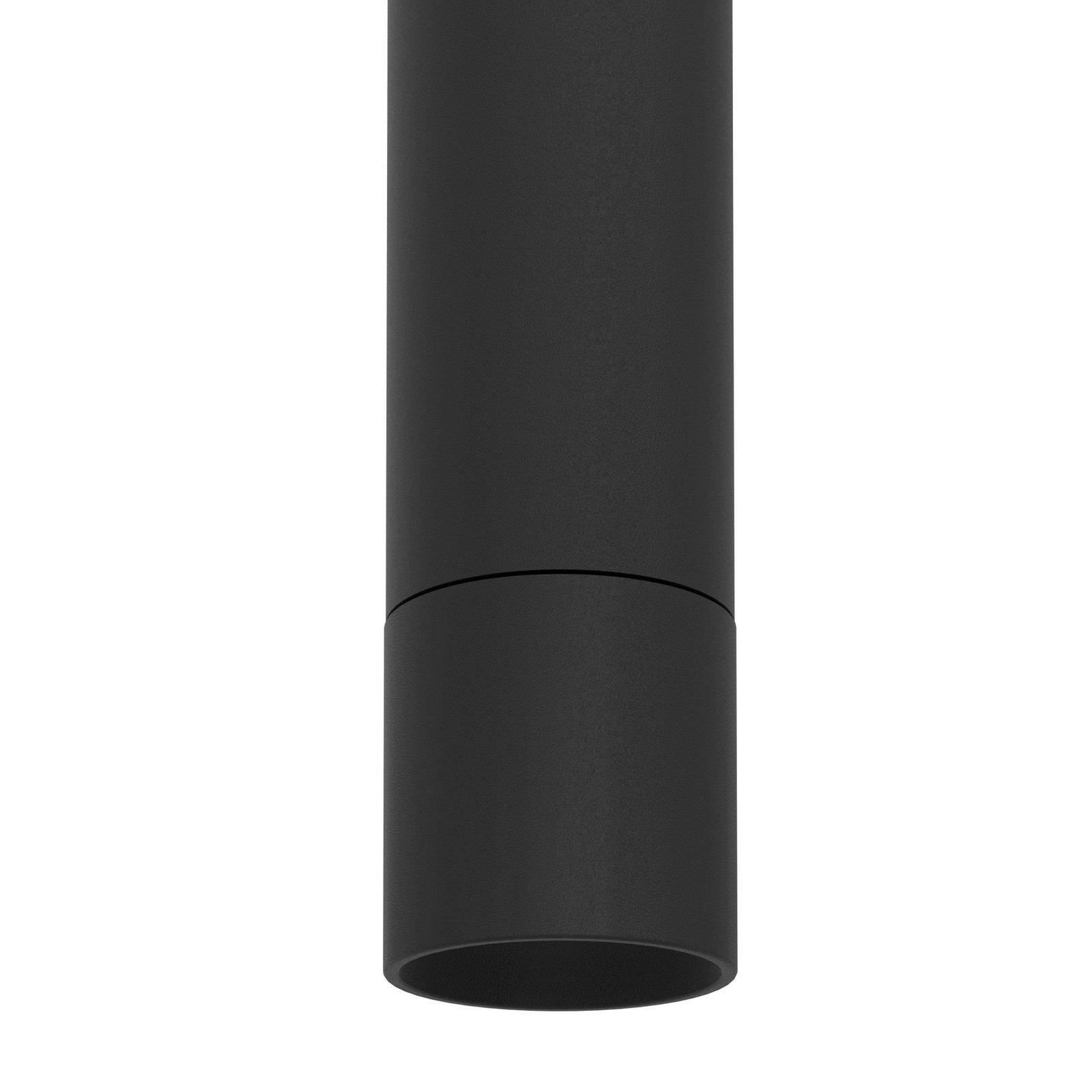 Candeeiro suspenso LED Almudaina, preto, comprimento 84 cm, 4 lâmpadas,