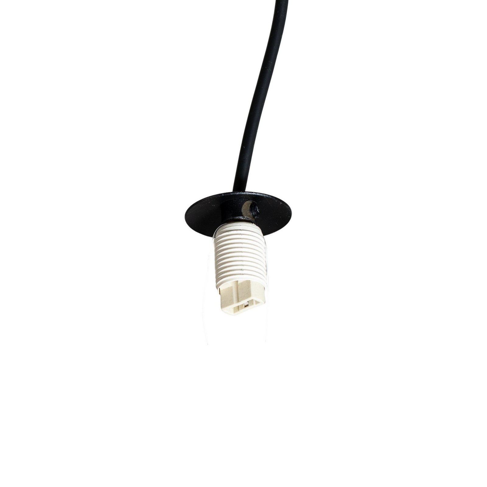 Hängelampe SNOWBALL, Opalglas/schwarz, 100 x 34 cm, 14 x G9