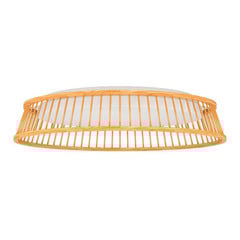 EGLO plafoniera LED Luppineria intreccio legno Ø45