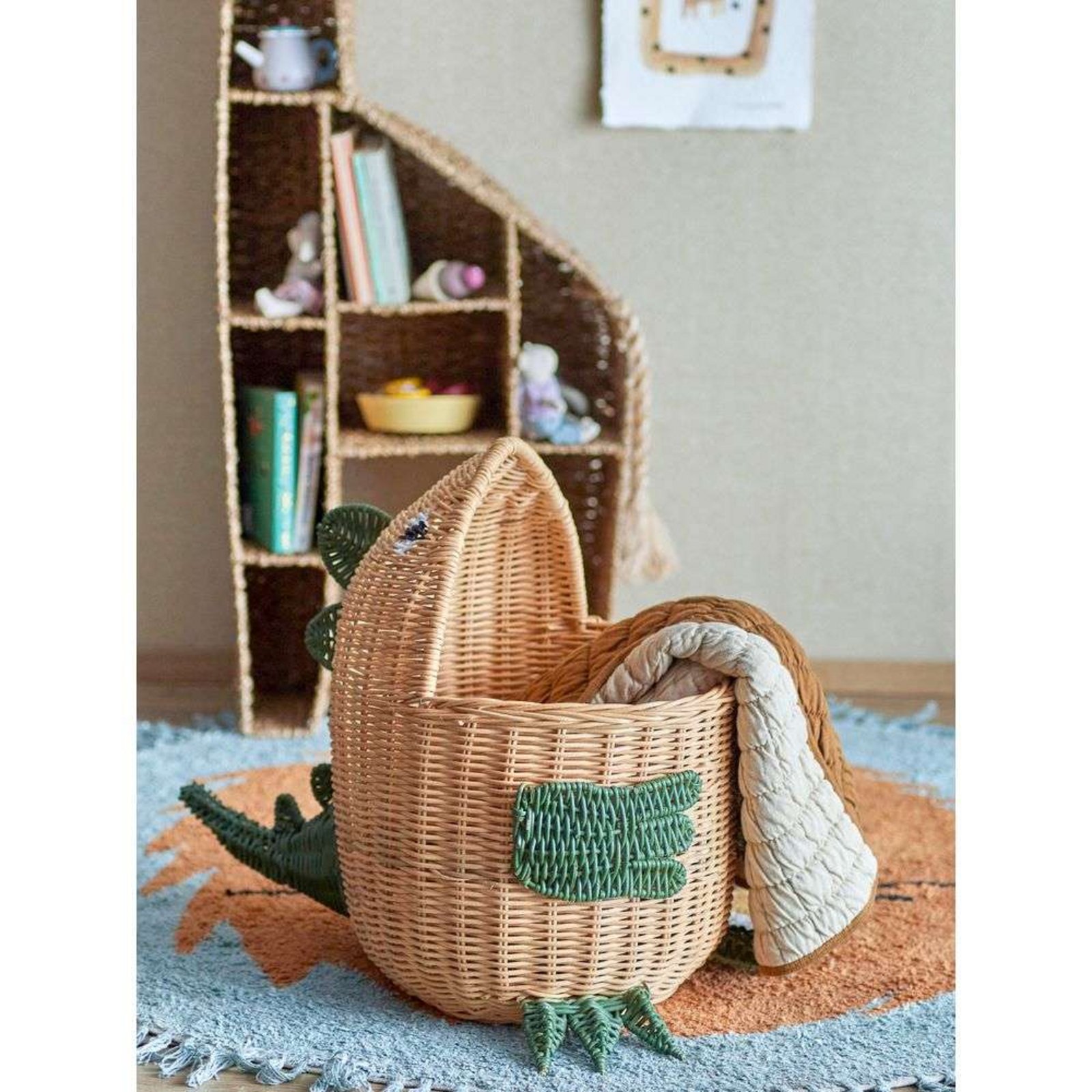 Eddi Basket Rattan Nature - Bloomingville