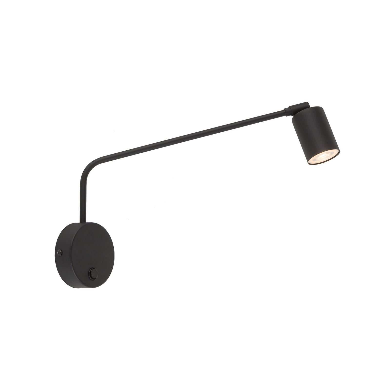 Nex fali világítás, fekete, fém, magasság 27 cm, GU10 Nex fali világítás, fekete, fém, magasság 27 cm, GU10