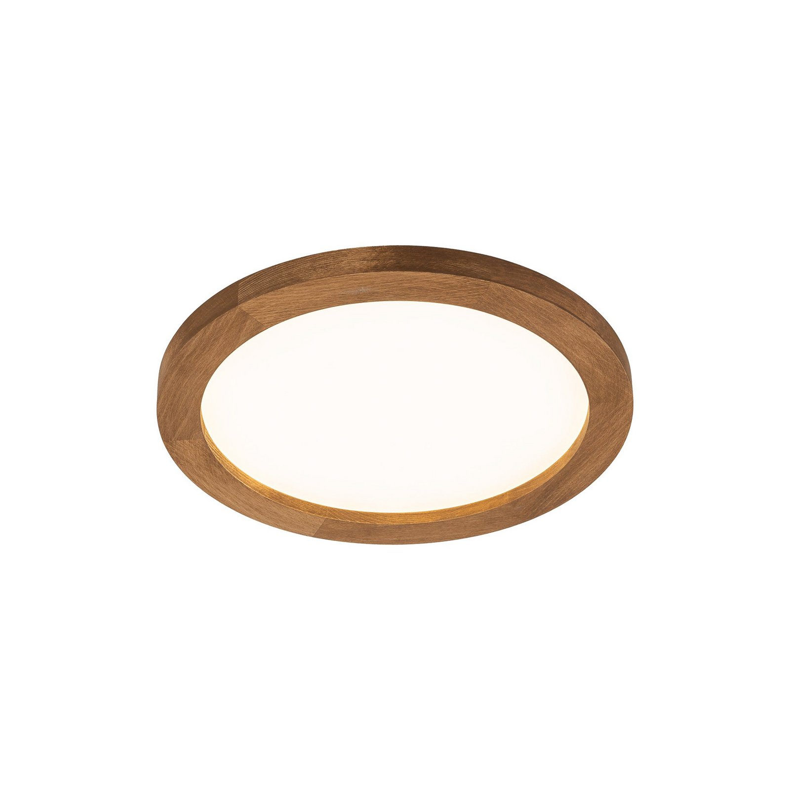Panel Aqua LED, ořech, Ø 32,5 cm, 24 W