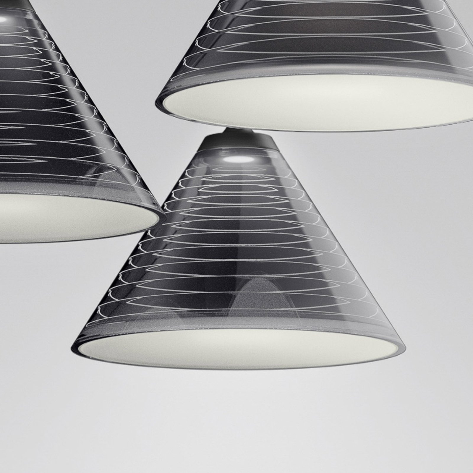 Artemide Look at Me 35 sospensione, 3 luci