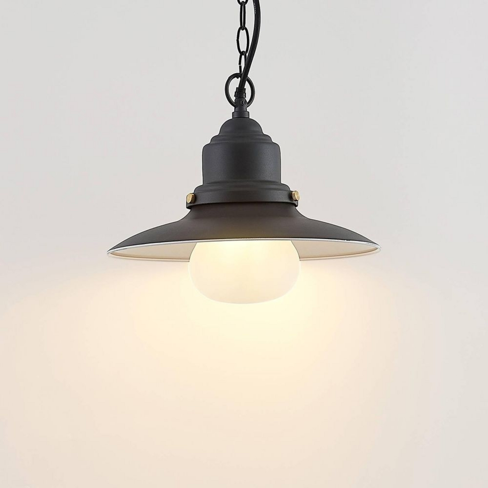 Roisin Lustră Pendul Exterior Dark Grey - Lindby