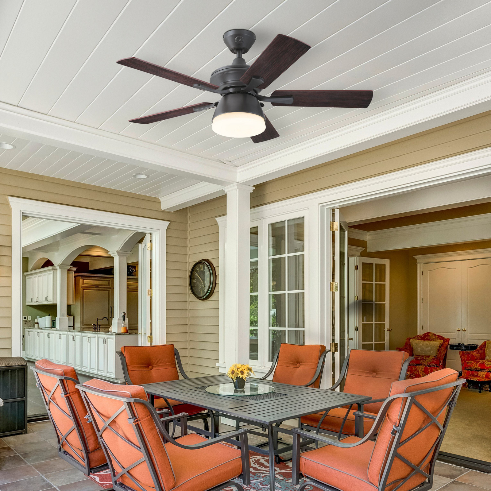 Westinghouse stropni ventilator, svjetlo, 7316240 orah tihi