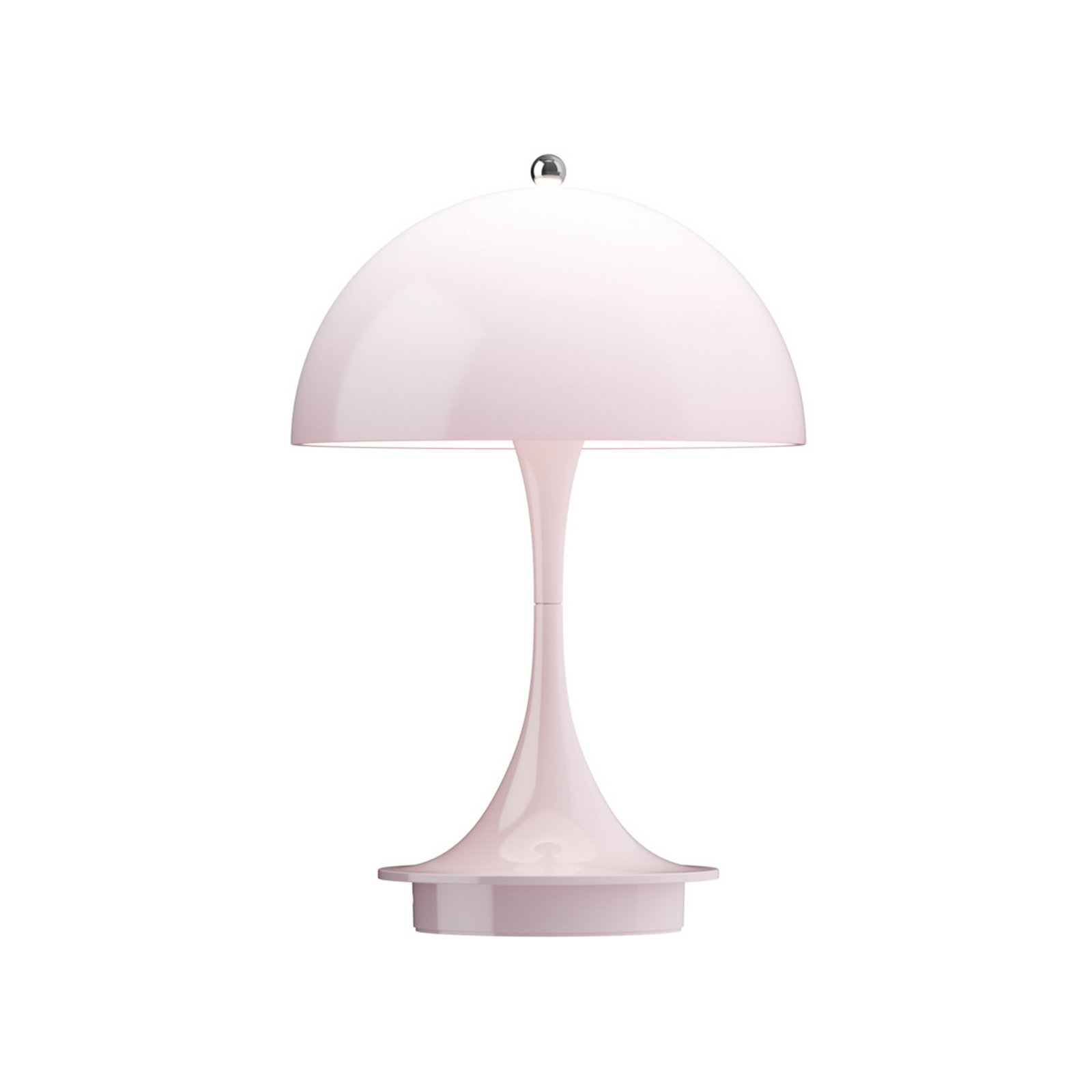 Panthella 160 Portable Table Lamp V3 Opal Pale Rose - Louis Poulsen