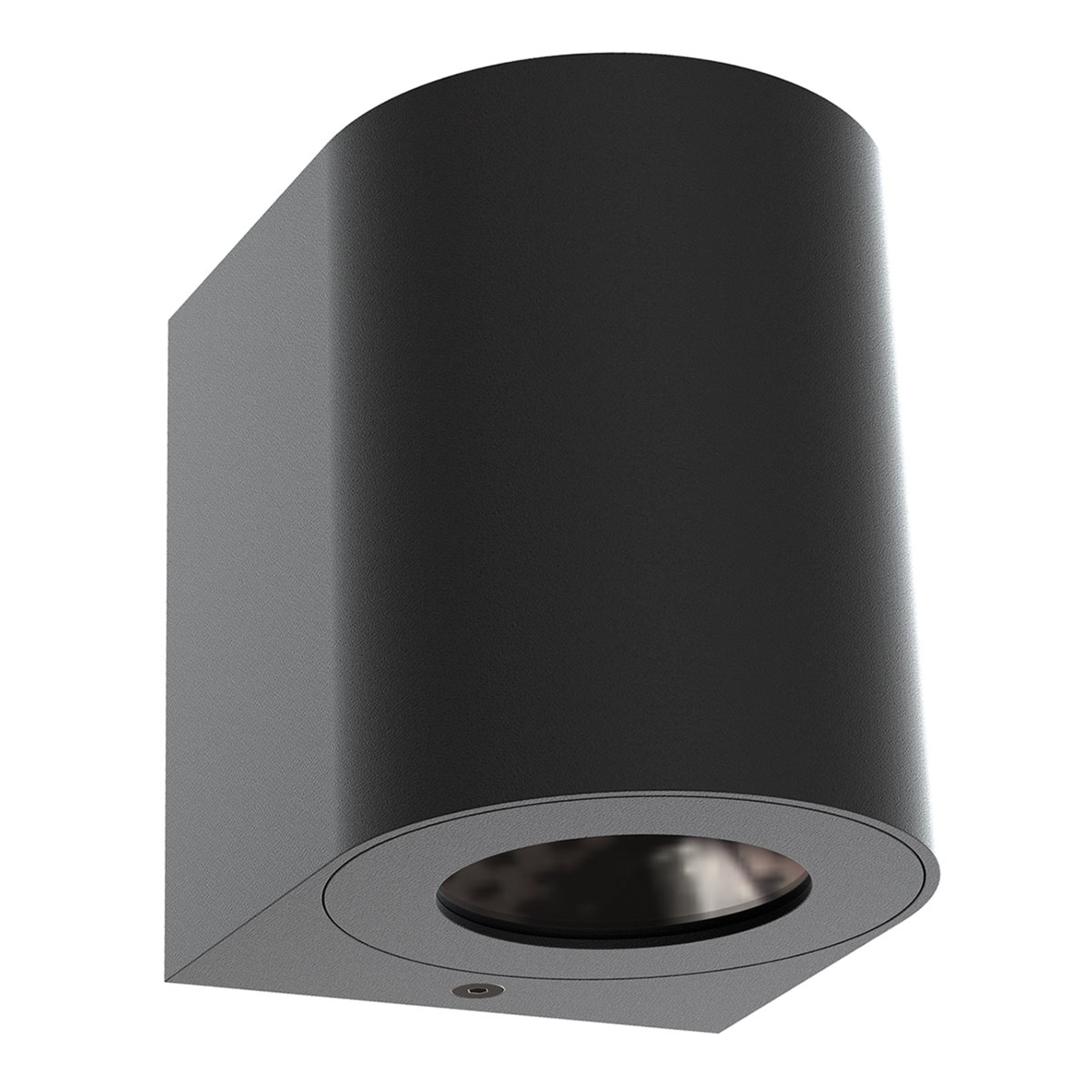 LED-utomhusvägglampa Canto 2, 10 cm, svart