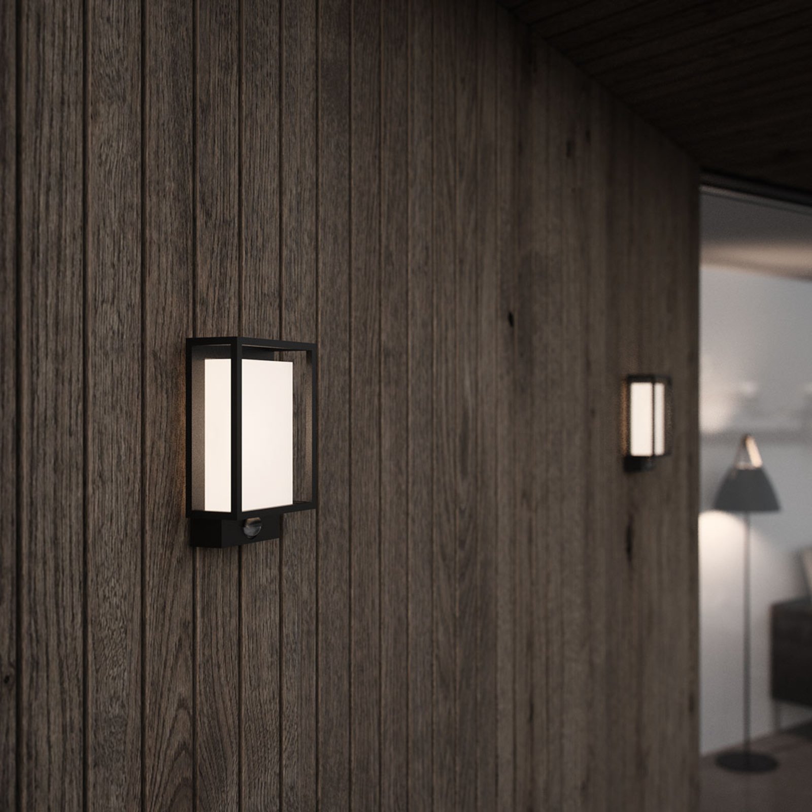 Nestor Wandlamp w/Sensor Black - Nordlux