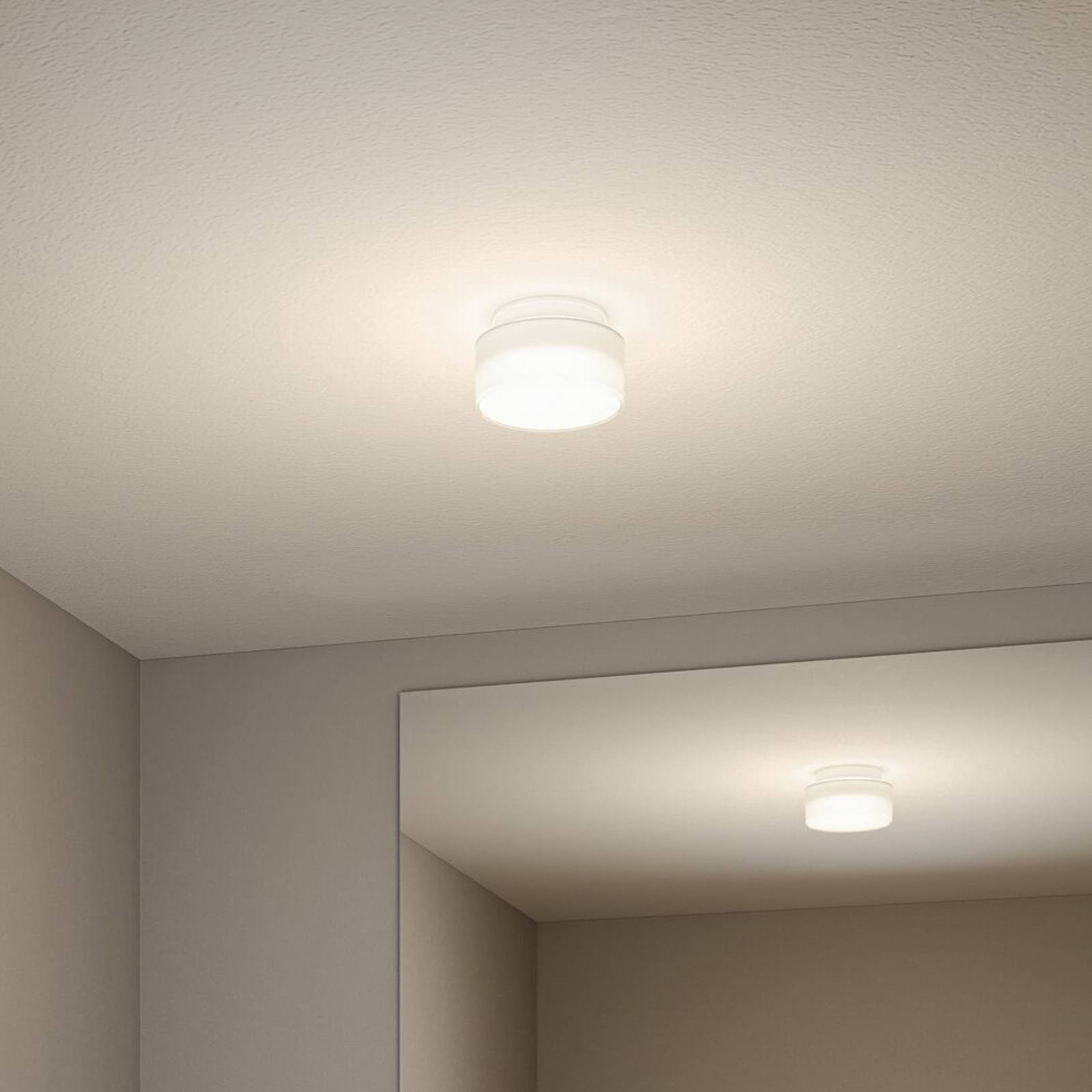Paulmann LED-Deckenleuchte Maro, weiß, Ø 16 cm, IP44 günstig online kaufen