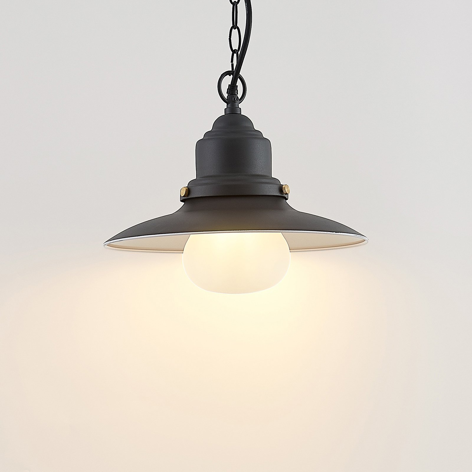 Roisin Vonkajšie Závěsná Lampa Dark Grey - Lindby