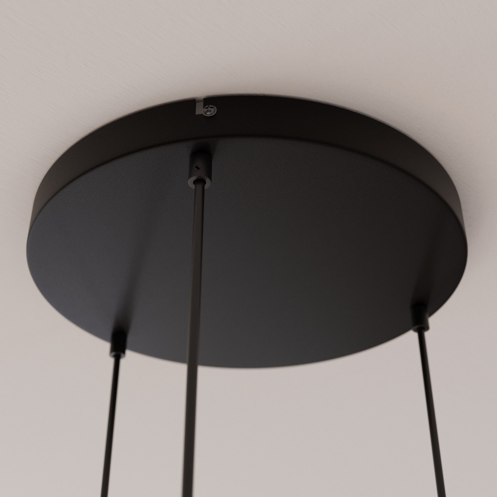 Cubus Hängeleuchte Ø 50 cm 3-flammig klar/honig braun Glas