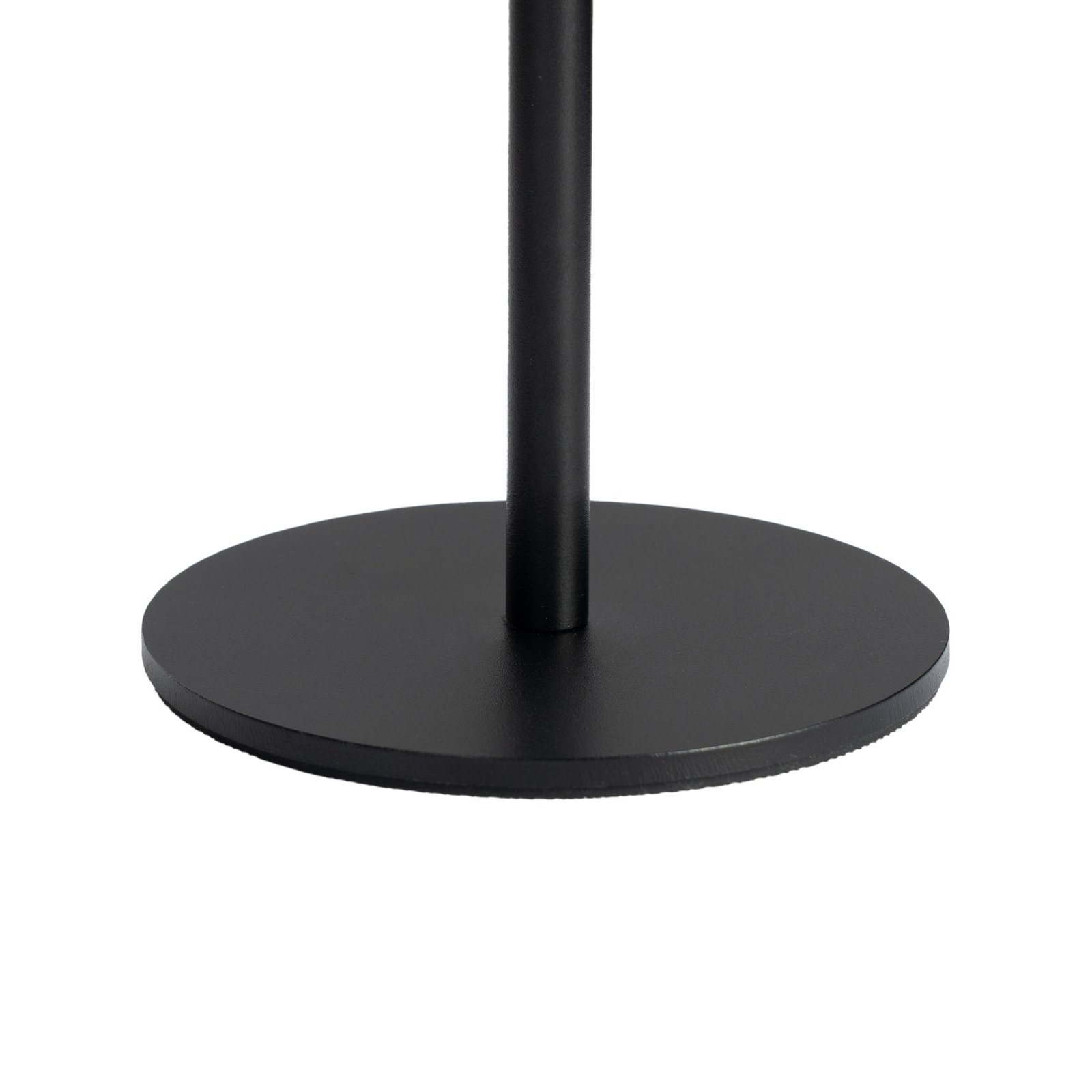 Arcchio lampe de table LED rechargeable Thenra, noir, support mural