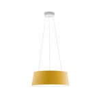 Suspension LED Stilnovo Oxygen, jaune, Ø 56 cm