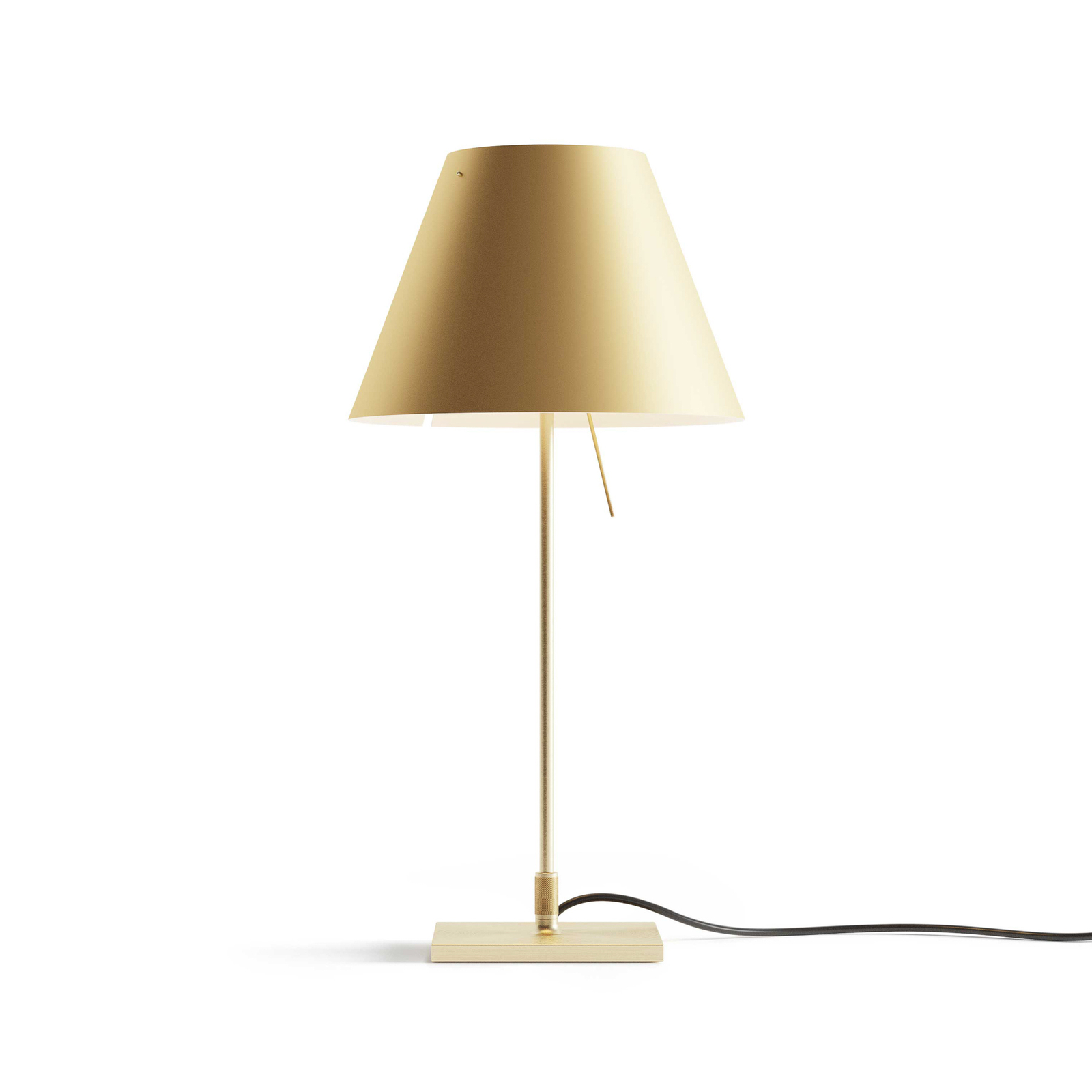 Luceplan Costanzina, table lamp gold