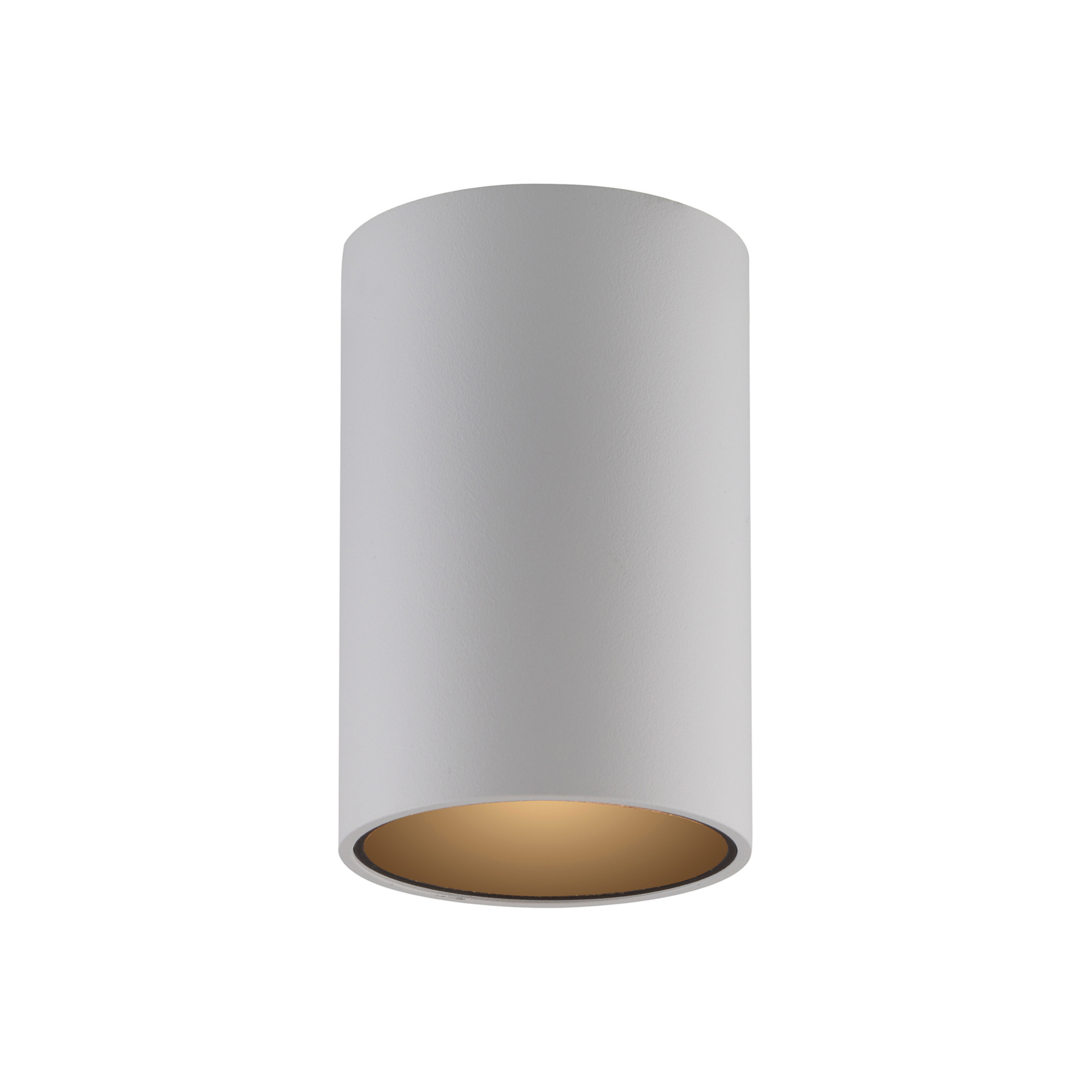 Point LED-Bad-Deckenlampe, weiß, Ø 6 cm, Metall, IP44 - PURE