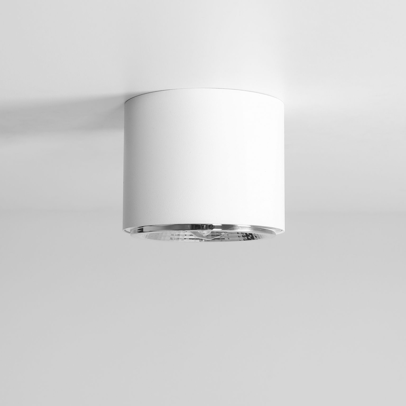 Bot ceiling spotlight, white, one-bulb