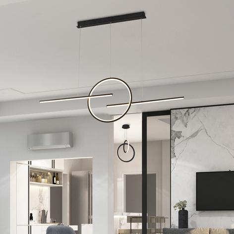 Lampa wisząca LED Kitesurf trzy źródła światła