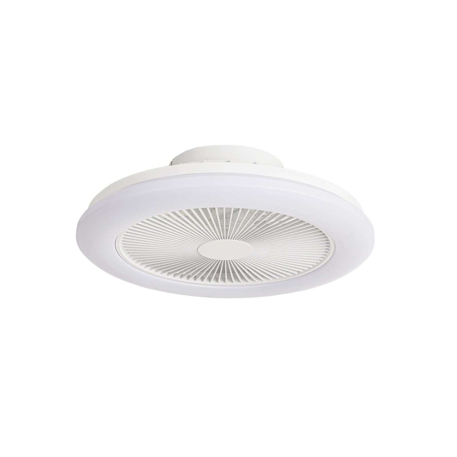 Vedin LED-kattotuuletin, halkaisija 45 cm, RGBW, himmennettävä, valkoinen, DC - Vedin LED-kattotuuletin, halkaisija 45 cm, RGBW, himmennettävä, valkoinen, DC -