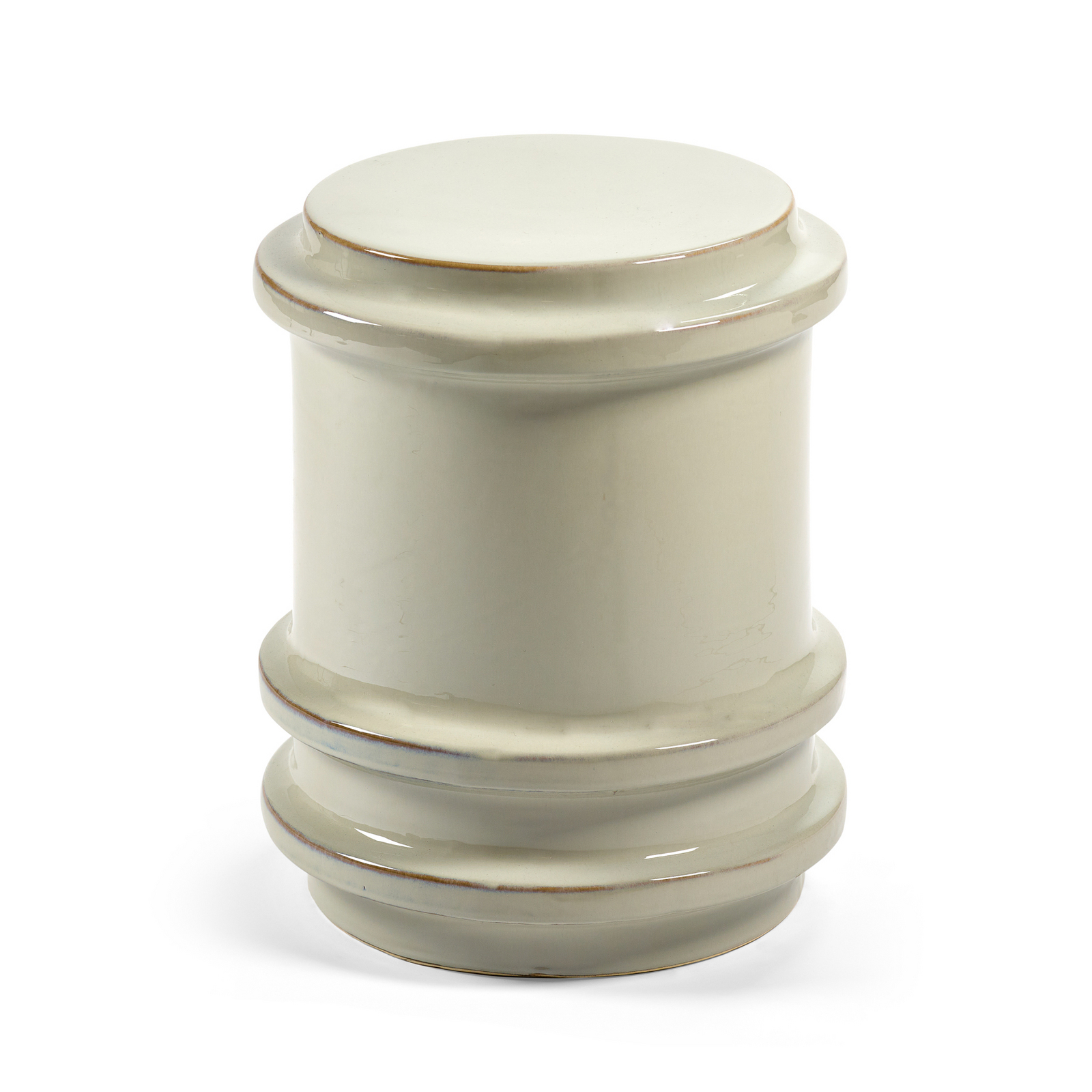 03 GREY PAWN sidebord, gråt, keramik, højde 44,5 cm – Serax