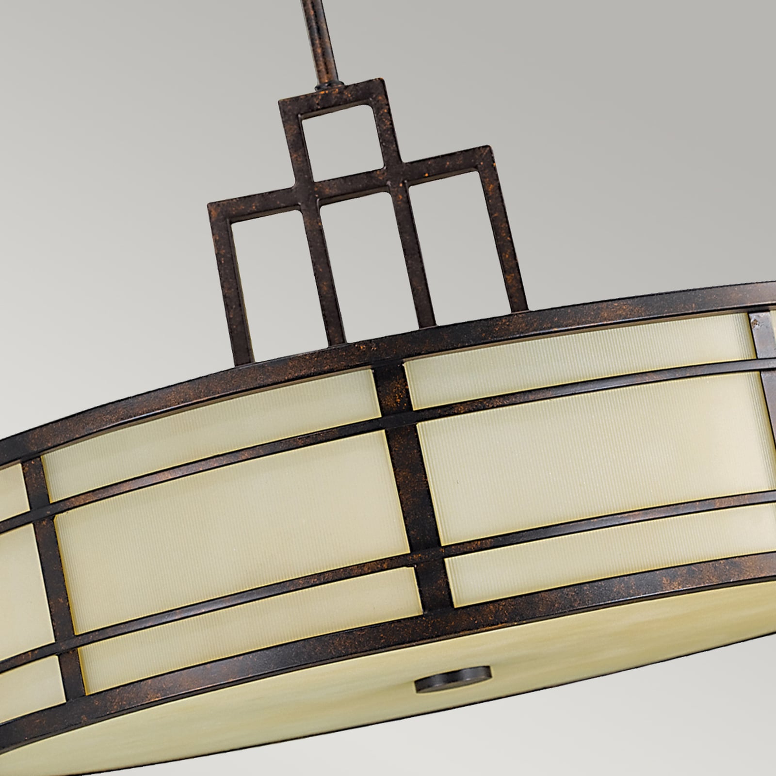 Fusion hængelampe, bronze/rav, 53 cm - FEISS Fusion hængelampe, bronze/rav, 53 cm - FEISS