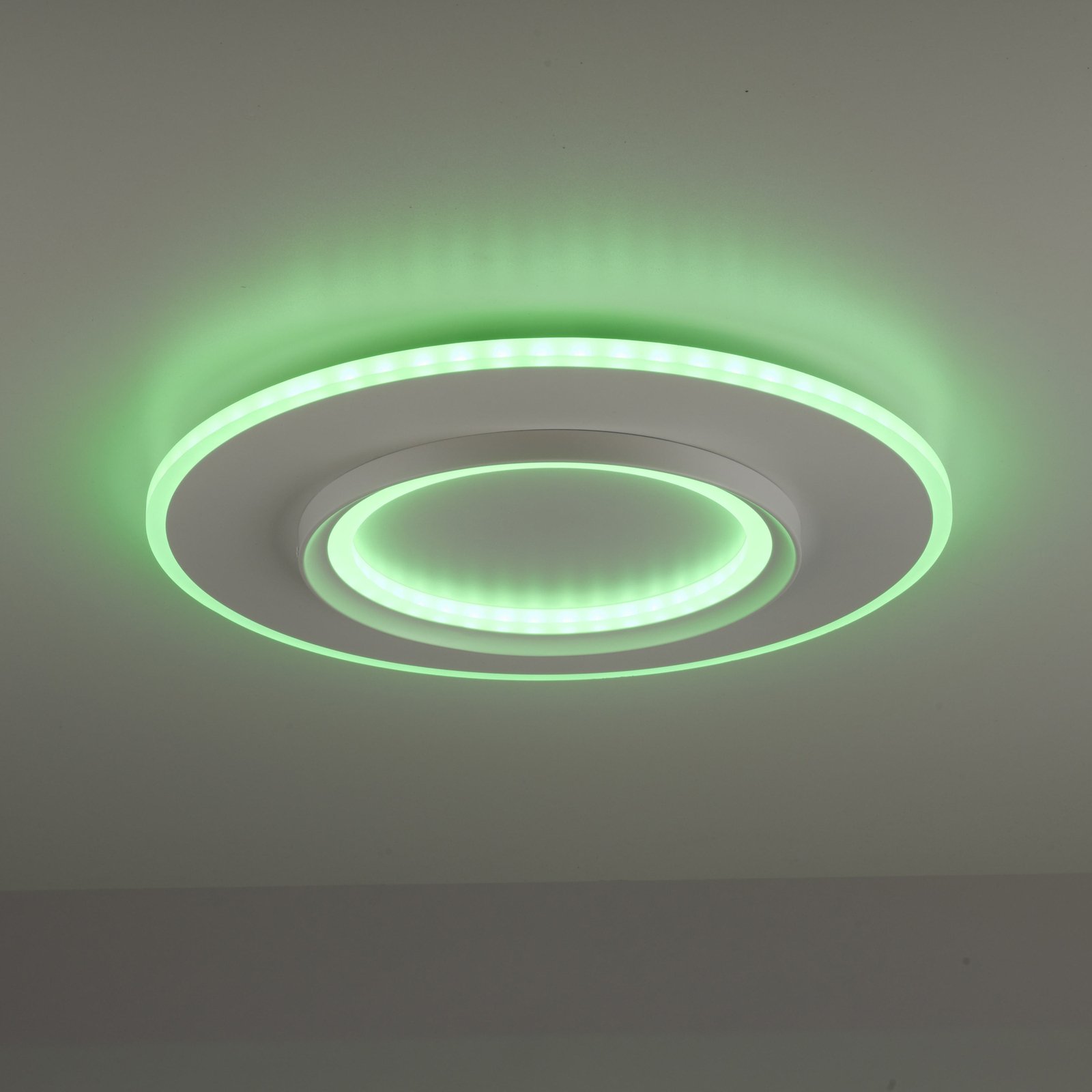 Paul Neuhaus Plafonnier LED intelligent Q-Kalina, blanc, Ø 50 cm