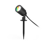 Hama Smart LED-Erdspießstrahler, schwarz WLAN, IP65 RGBW dim