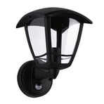 Paulmann Classic curved sensor outdoor wall light up