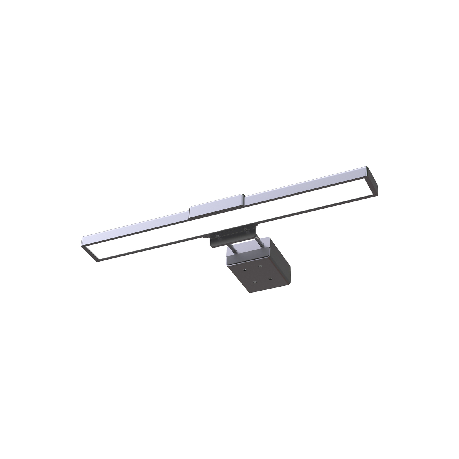 Aluminor Line LED clip-on lamp for screen, 28 cm