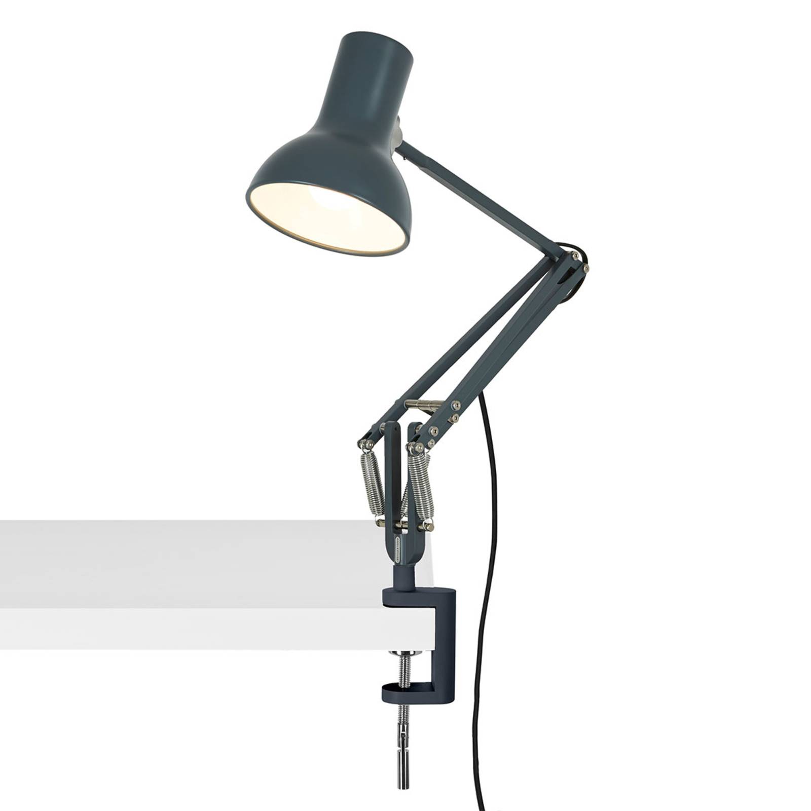 Anglepoise Type 75 Mini lampa z klipsem szara