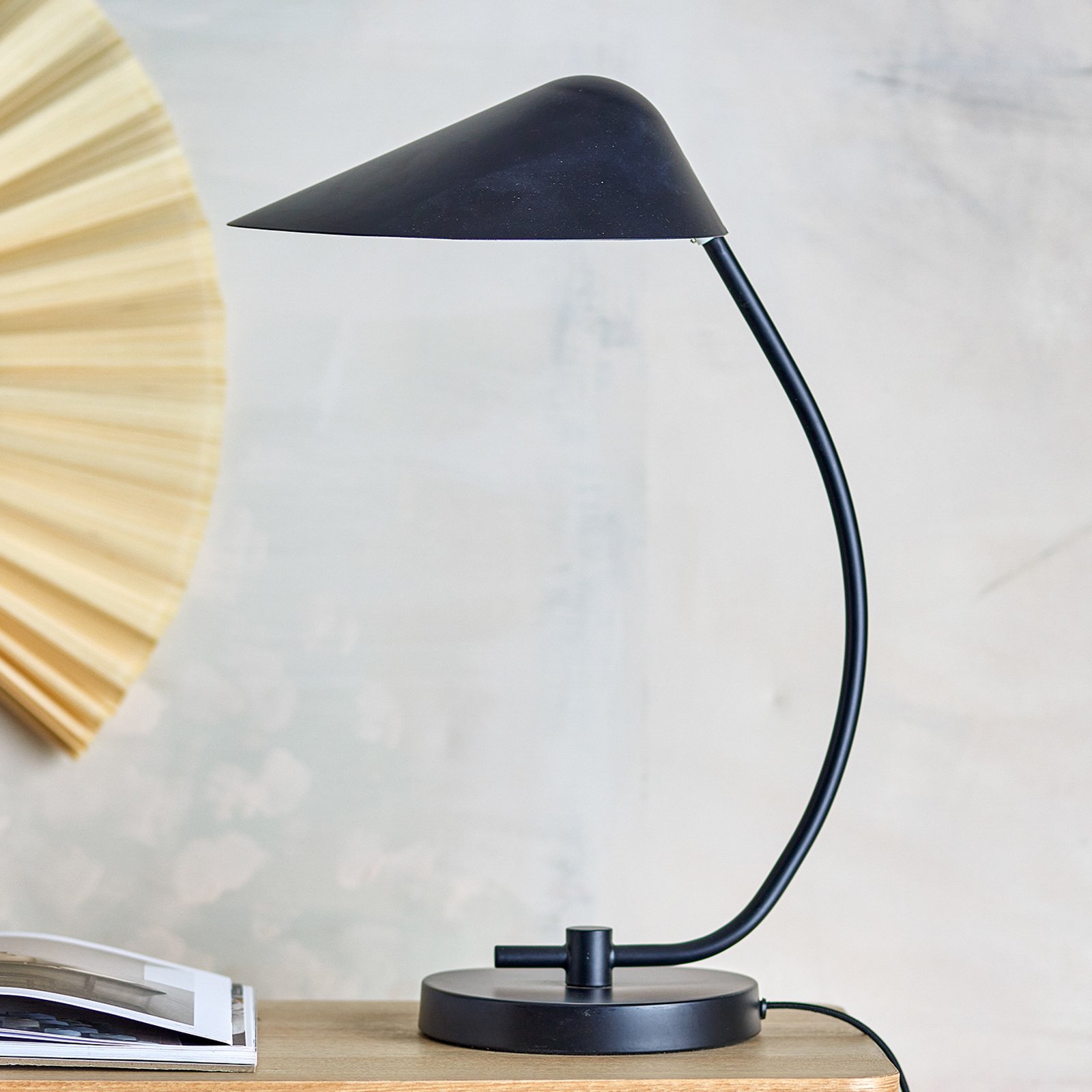 Nisella Tischleuchte, Metall, schwarz - BLOOMINGVILLE Nisella Tischleuchte, Metall, schwarz - BLOOMINGVILLE