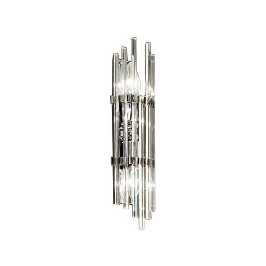 Ontario wall light, height 41 cm, chrome Lights.co.uk