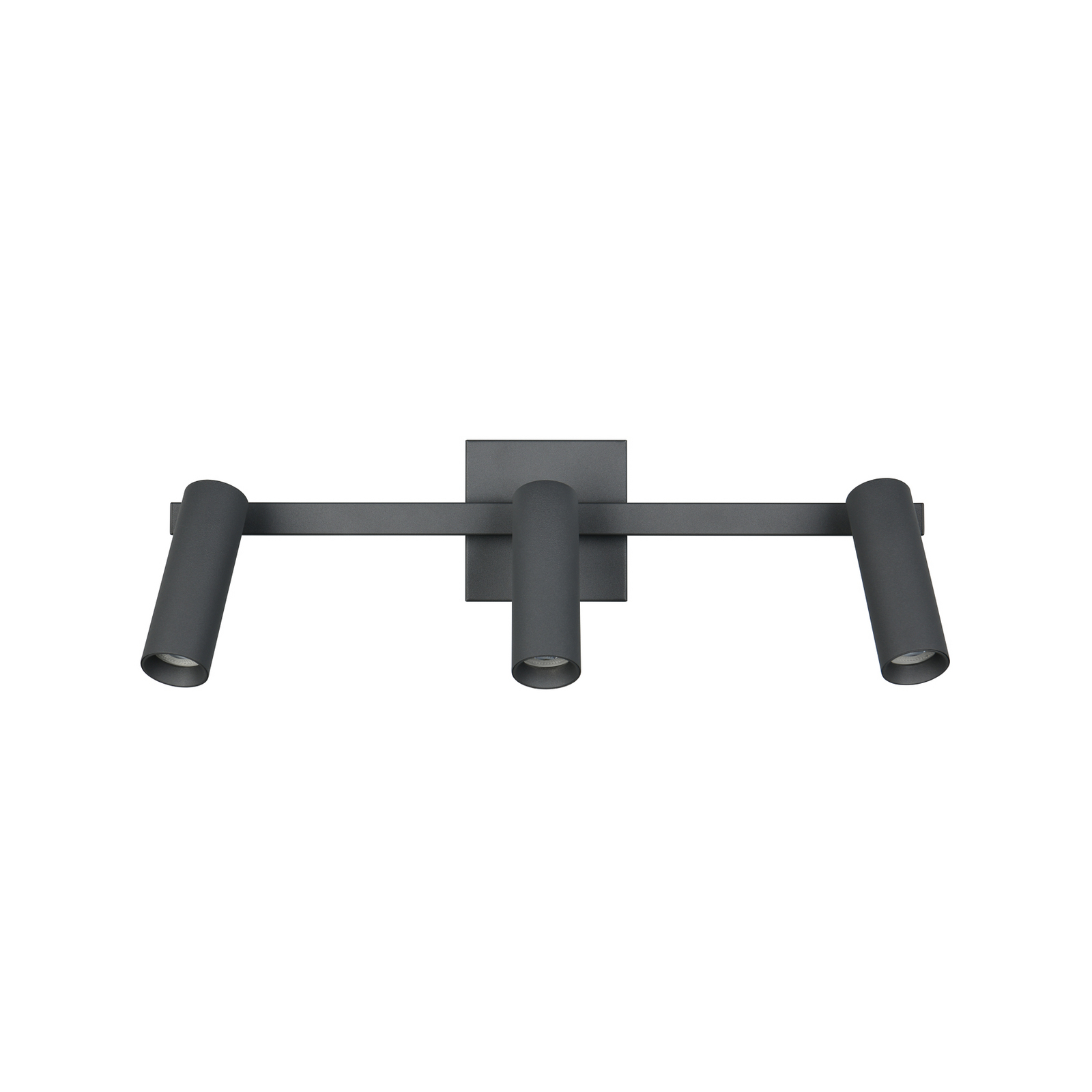 Faretto da soffitto Dara, lunghezza 46 cm, antracite, metallo, a 3 luci. Faretto da soffitto Dara, lunghezza 46 cm, antracite, metallo, a 3 luci.