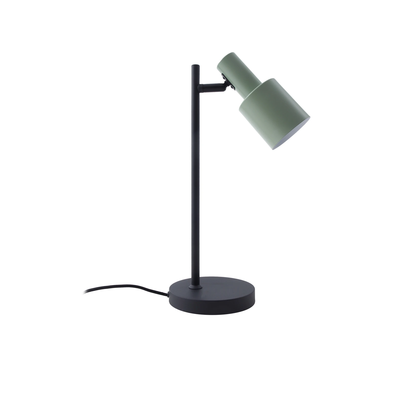 Lindby stolna lampa Ovelia, zelena/crna, metal, E27