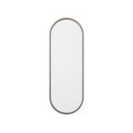 AYTM Angui mirror, grey-brown, height 78 cm, glass, steel