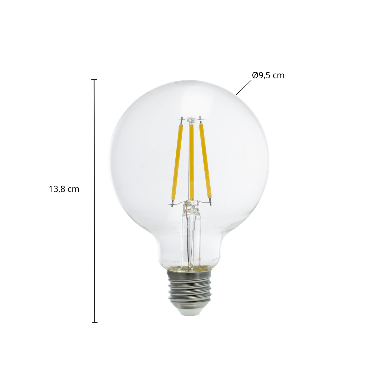 Arcchio globe LED bulb G95 E27 3.8 W 3000 K 806 lm