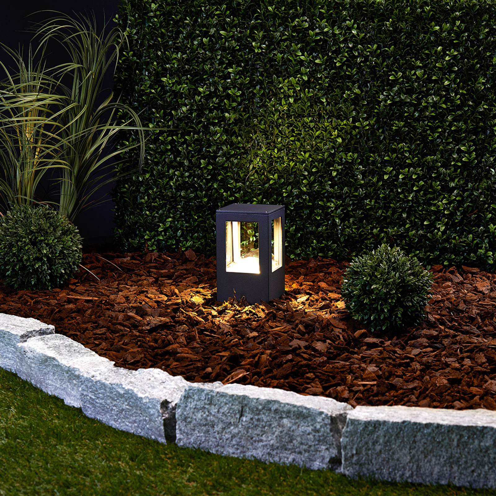 Nicola Outdoor Garden Lamp H20 Graphite - Lucande