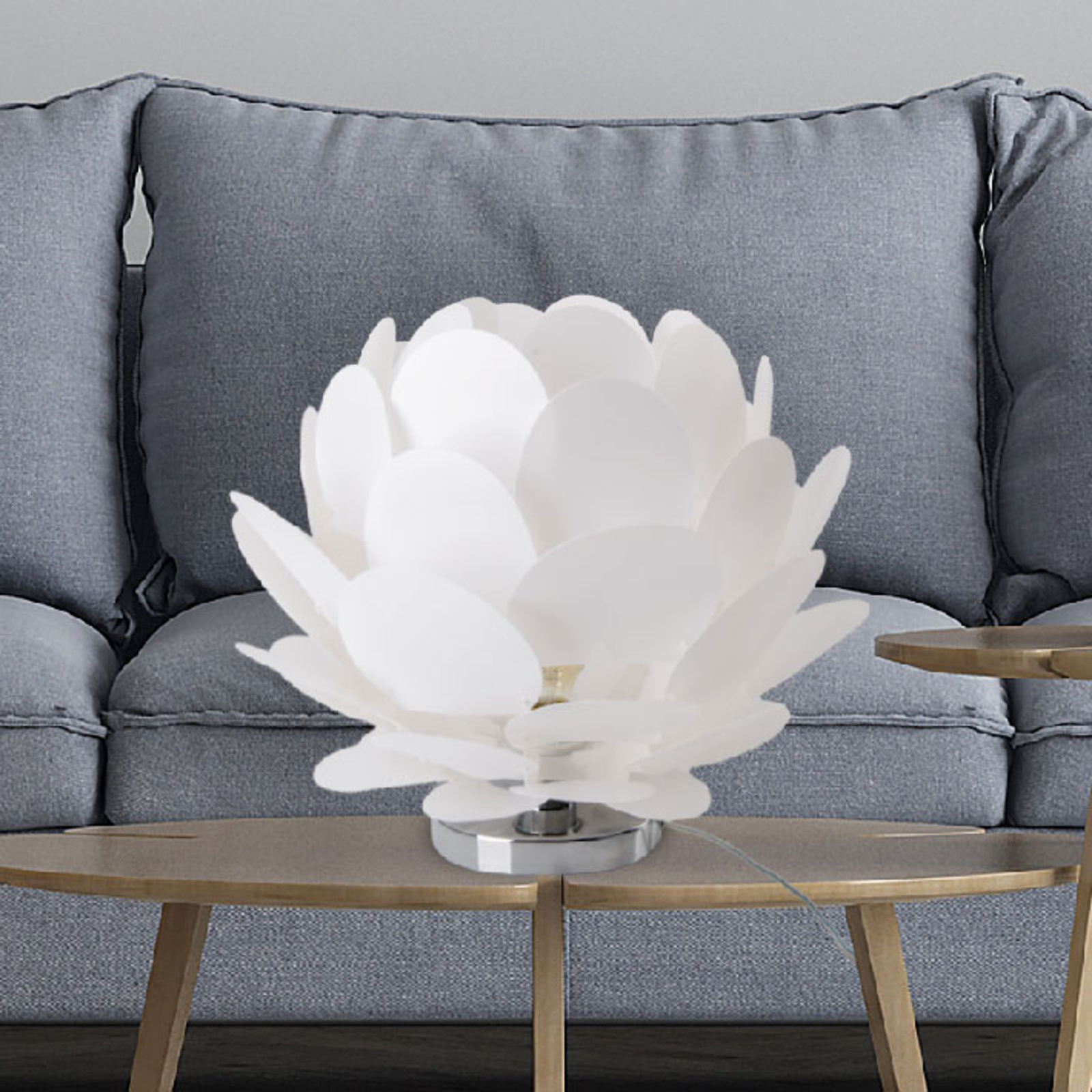 AAMNA Petal LED Desk Lamp - Artificial Flower Table Light For Home & Office Decor