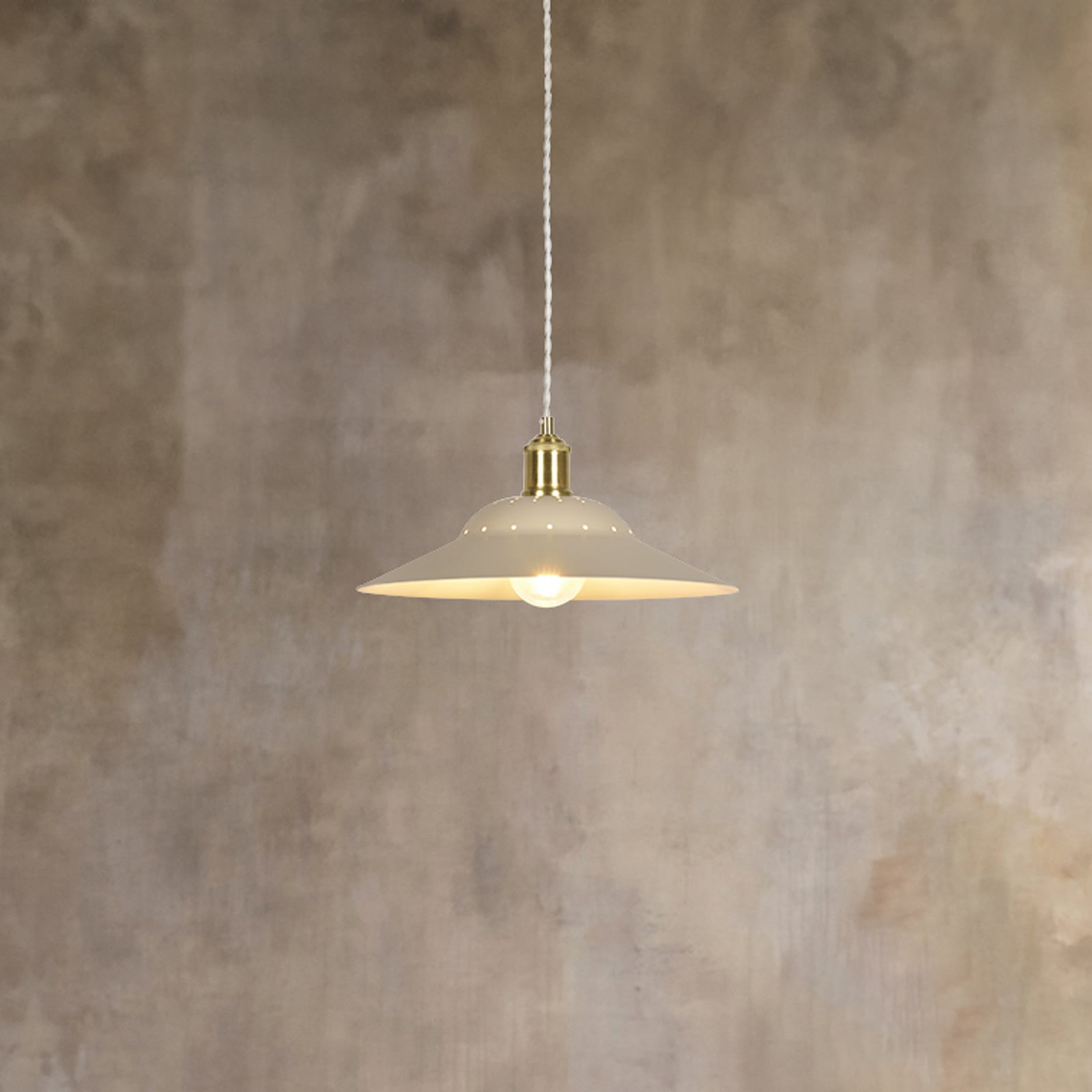 Lampa za vješanje Louise, slonovača, Ø 38 cm - Corep SAS Lampa za vješanje Louise, slonovača, Ø 38 cm - Corep SAS