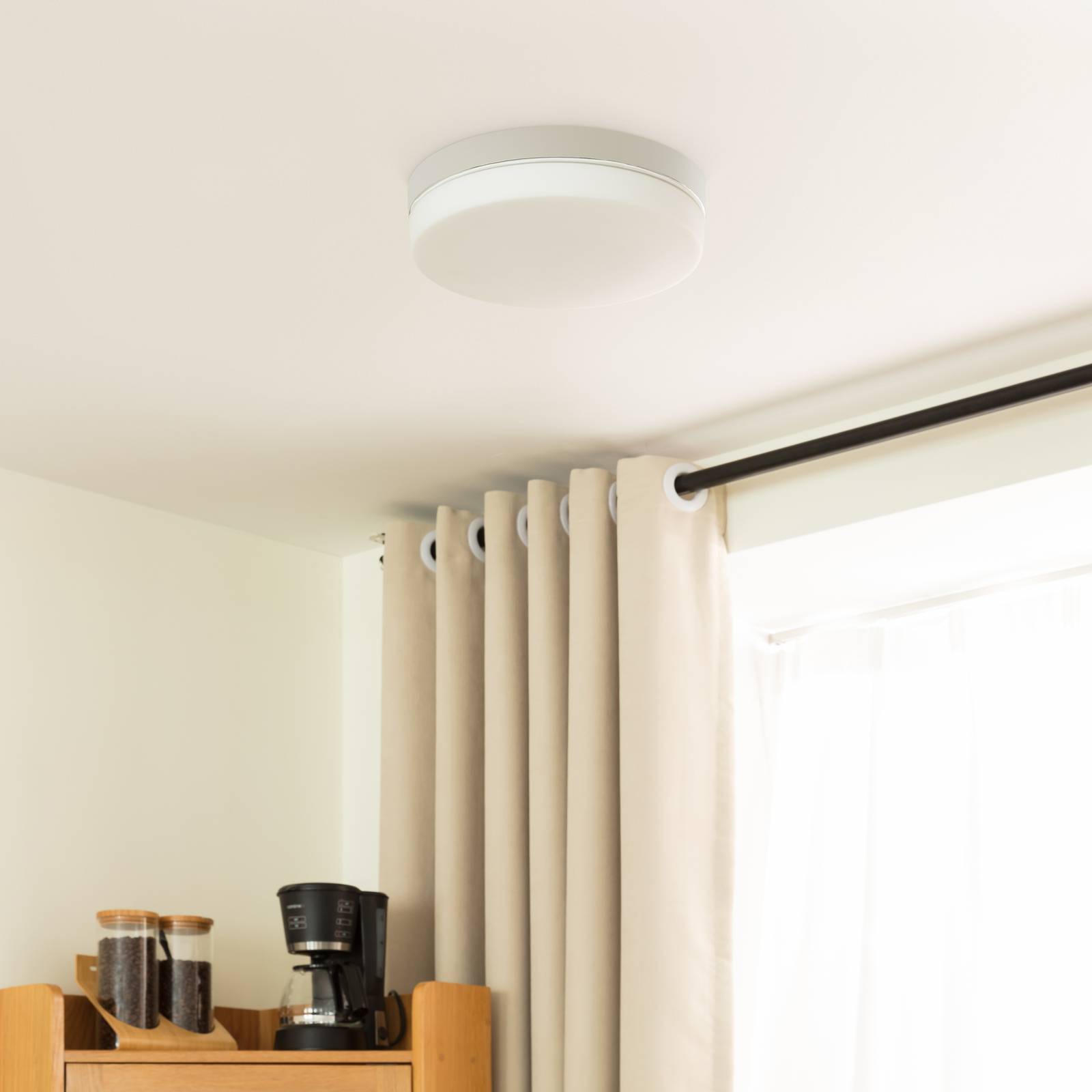 Levně Arcchio Aliras LED koupelnové stropní chrom, 29 cm