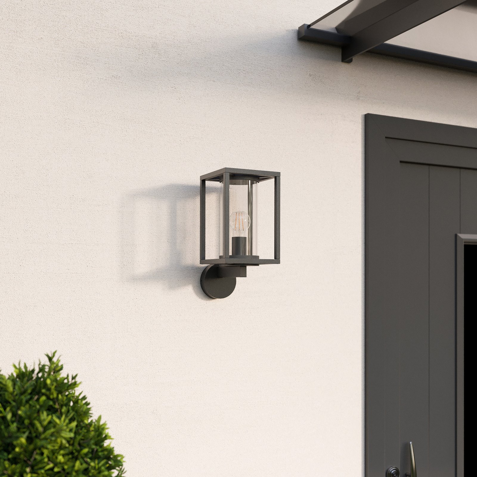 Ferda Up Außen Wandleuchte IP44 Graphite - Lucande