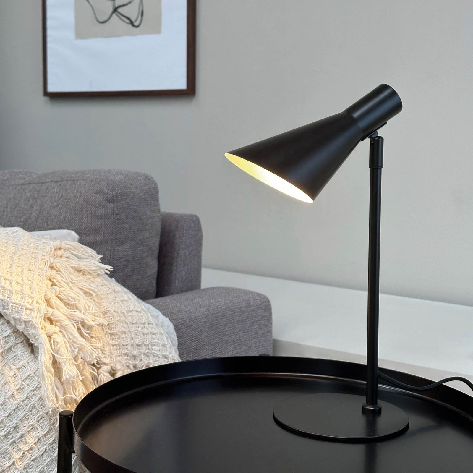 DL12 Tafellamp Mini Zwart - DybergLarsen