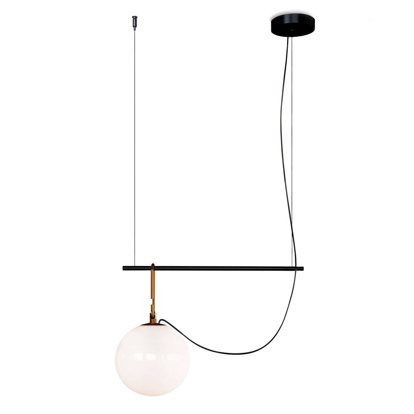 Artemide nh S1 22 Hängelampe 55 cm Kugel Ø 22cm günstig online kaufen