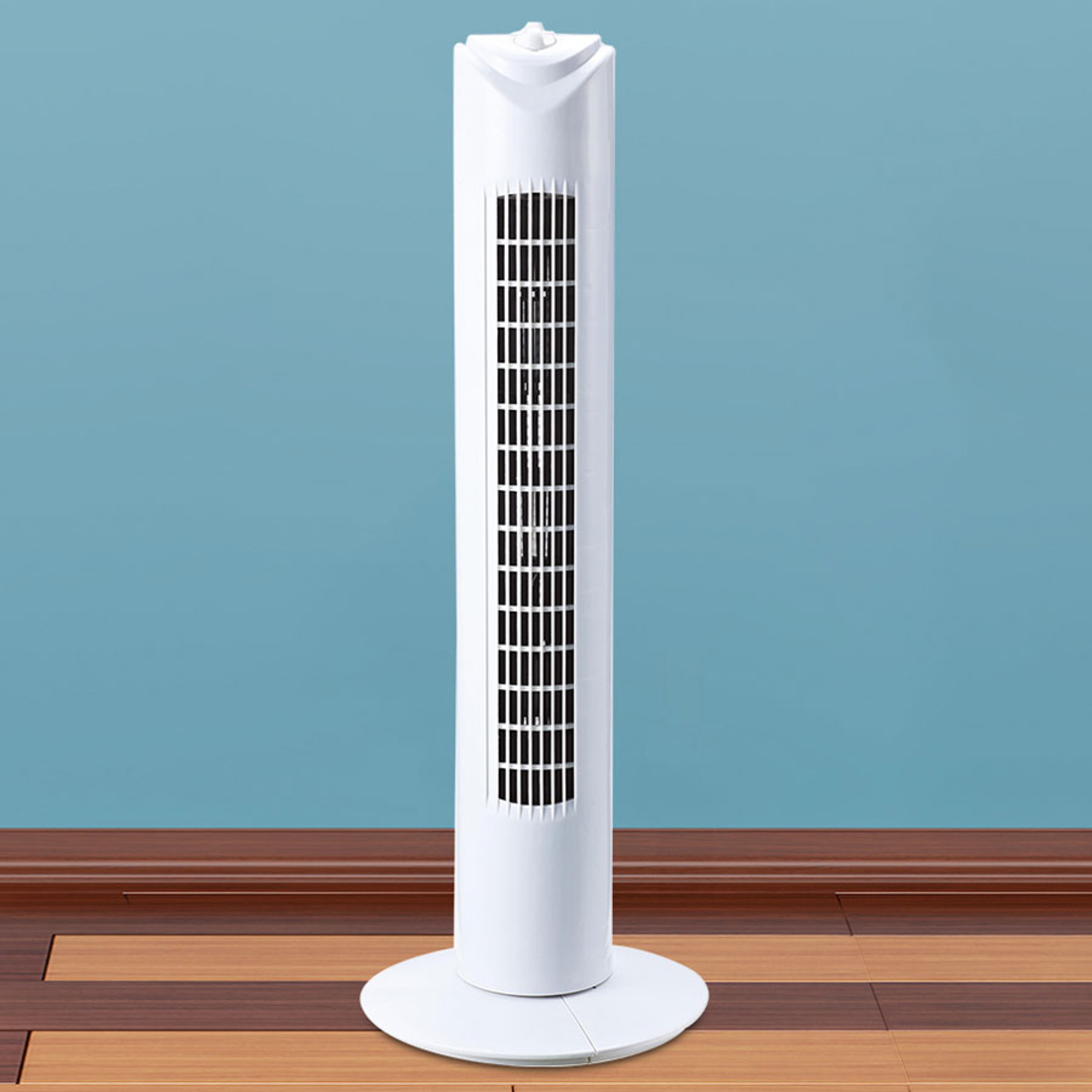 Ventilateur sur pied Tower blanc, 3 vitesses